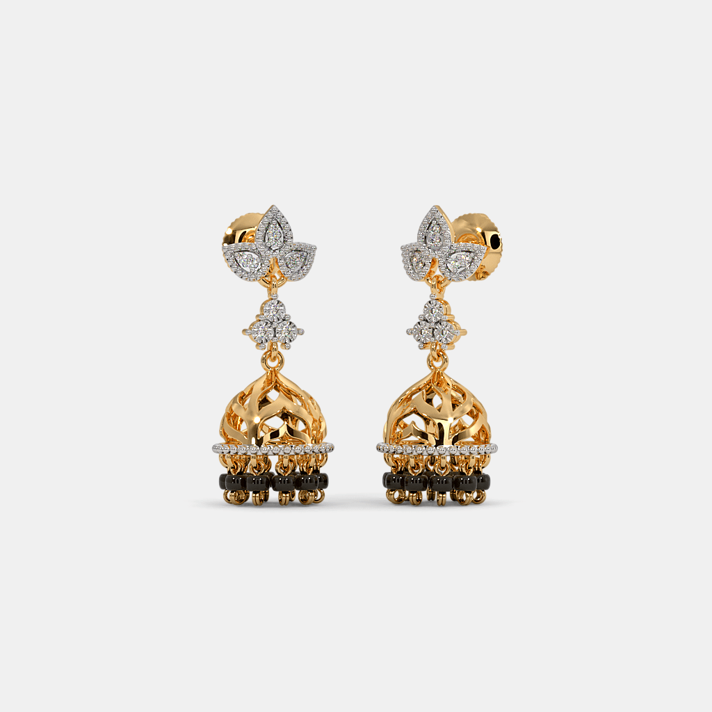 The Akhila Mangalsutra Jhumki Earrings