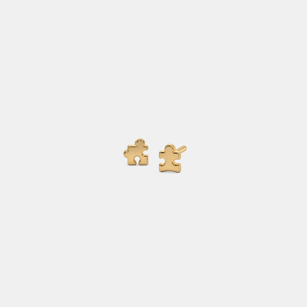The Jigsaw Puzzle Kids Stud Earrings