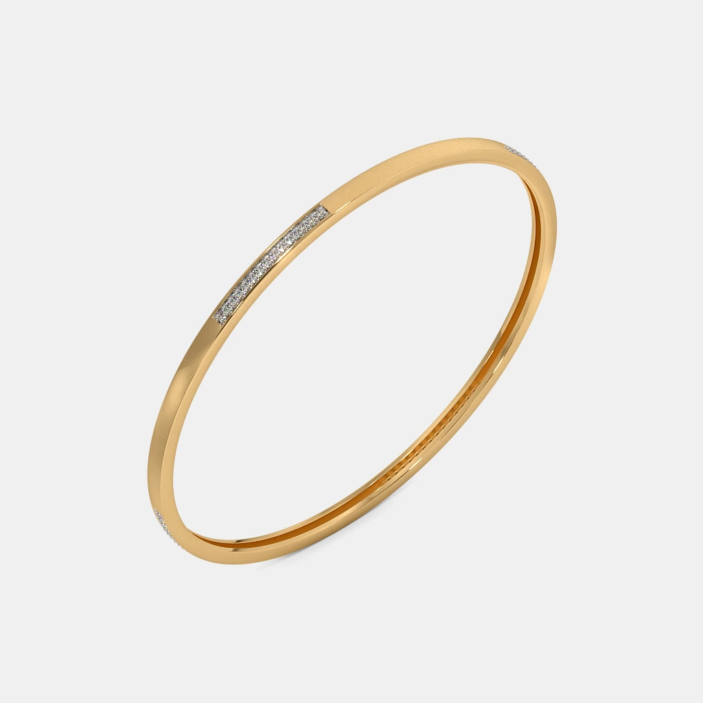 The Vashti Round Bangle | BlueStone.com