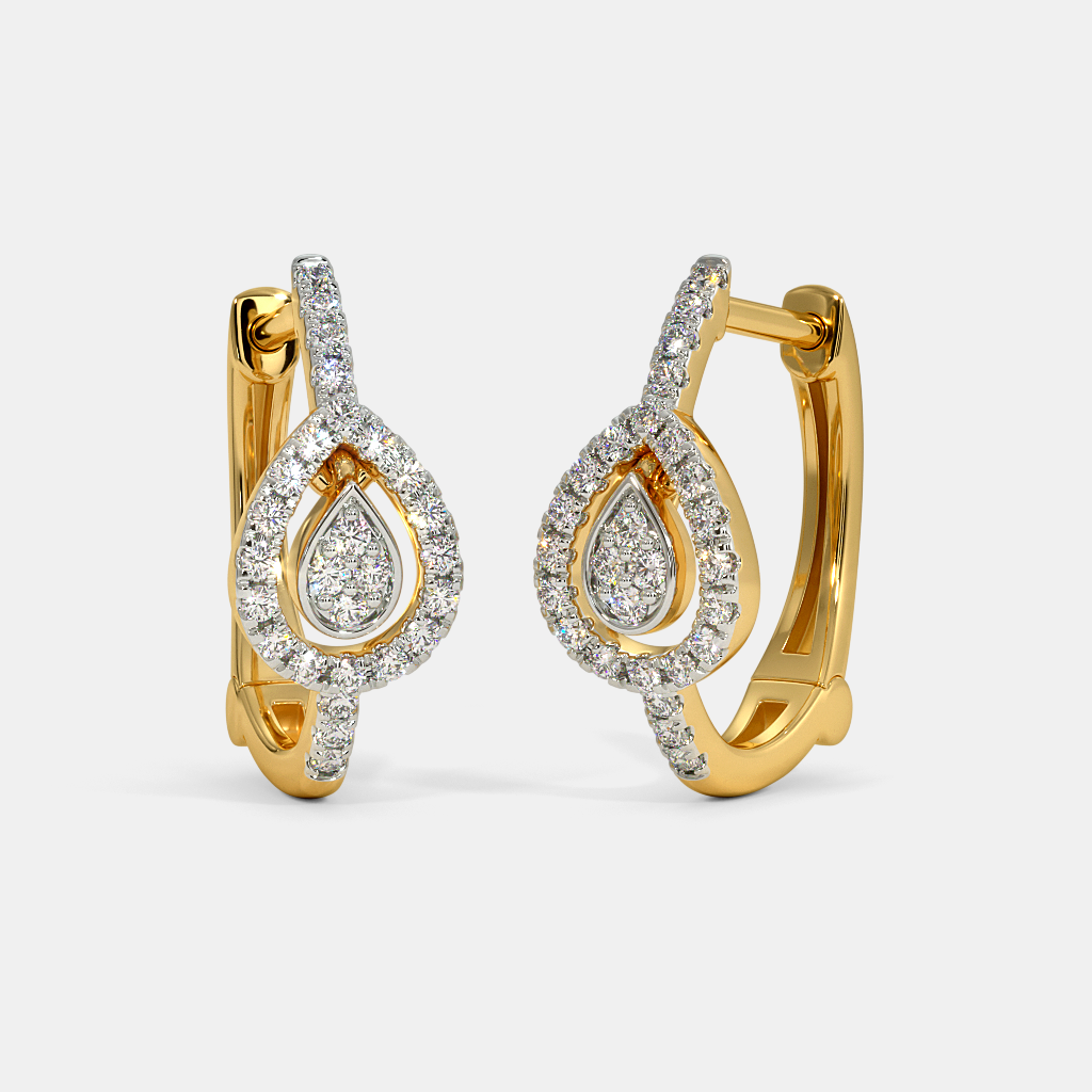 The Rohilla Huggie Earrings | BlueStone.com