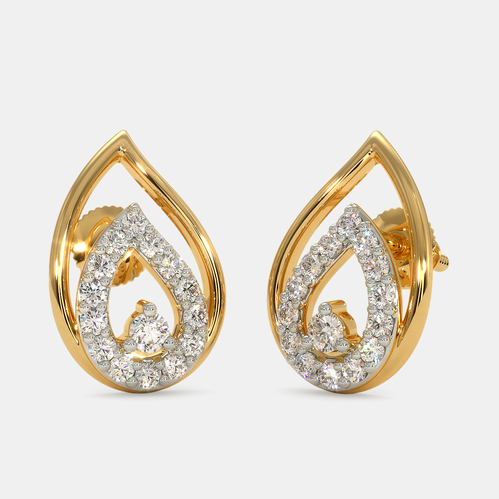 The Itzel Stud Earrings | BlueStone.com