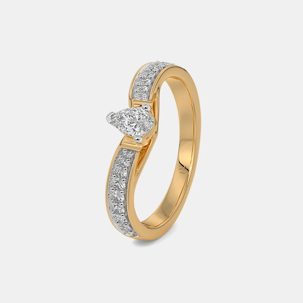 The Goutte Deternite Solitaire Ring