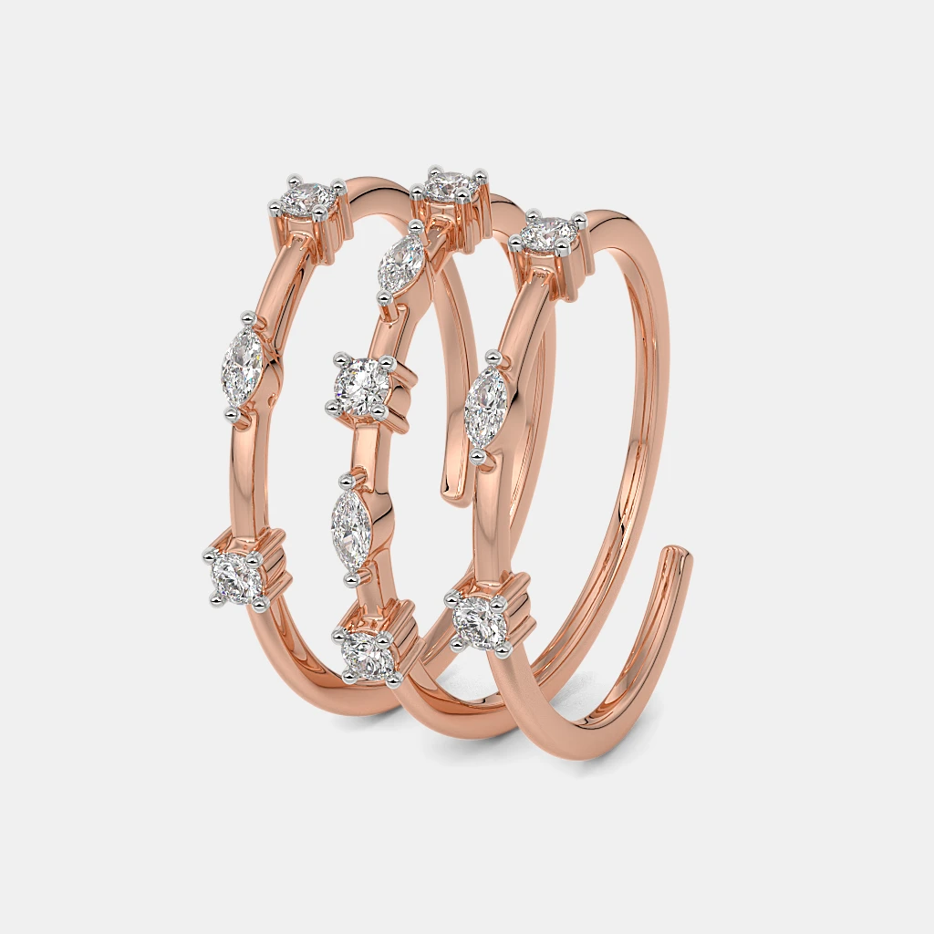 The Solune Spiral Ring alternate view 1