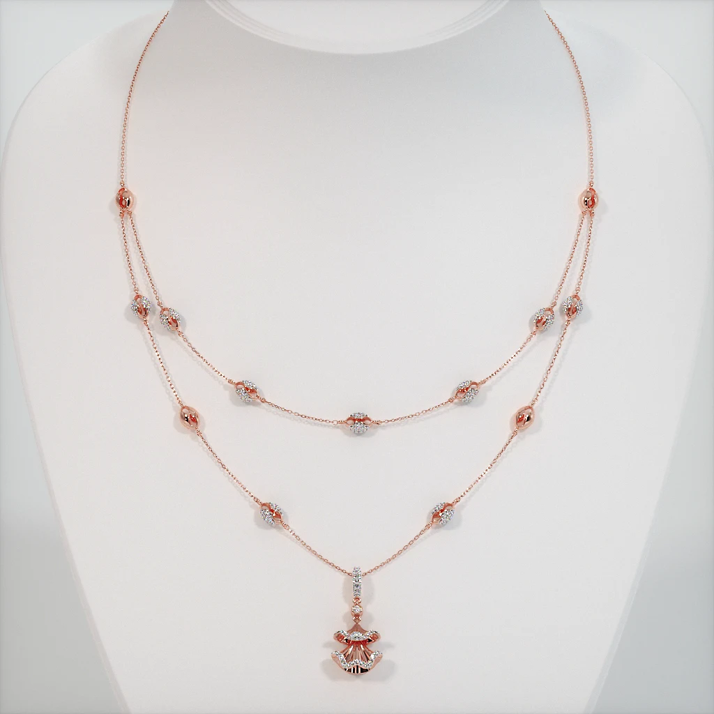 The Freschezza Layered Necklace | BlueStone.com