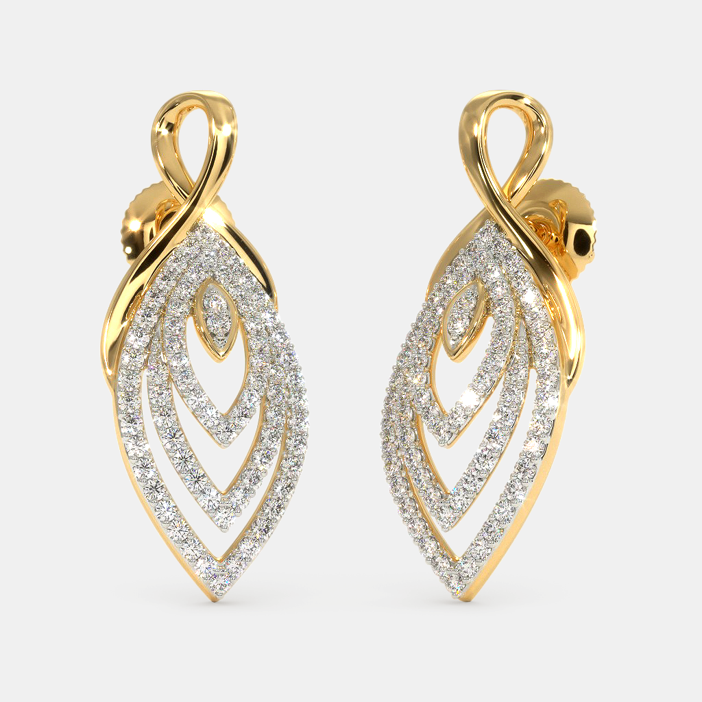 The Ileana Stud Earrings | BlueStone.com