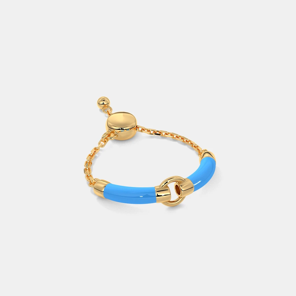The Kyanos Blue Slider Ring