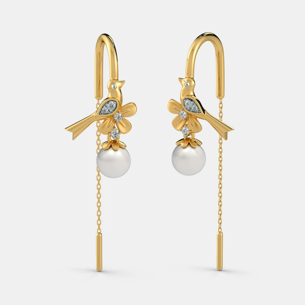 The Avelina Sui Dhaga Earrings | BlueStone.com