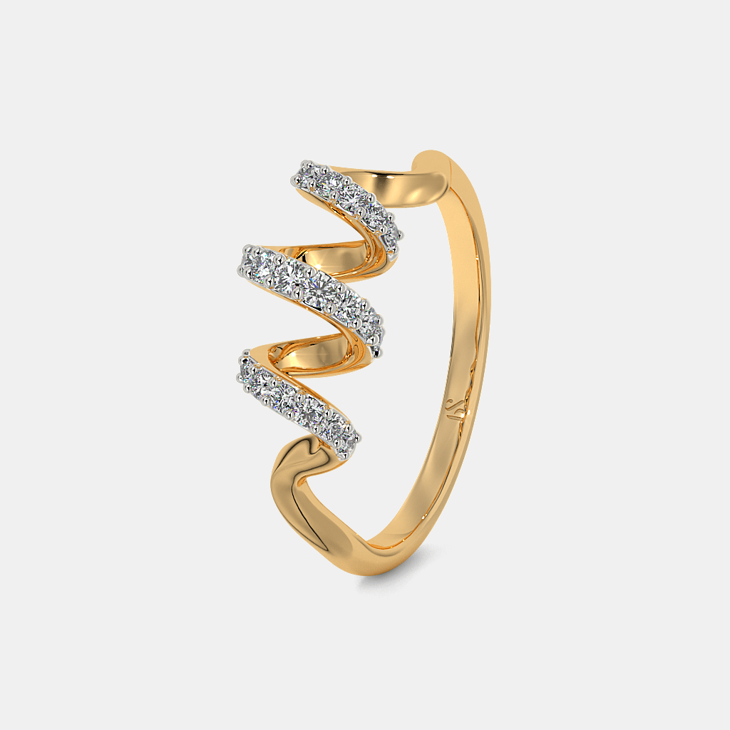 The Rhythmic Ribbon Ring alternate view 1