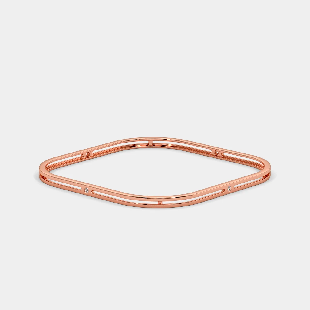 The Elise Square Bangle