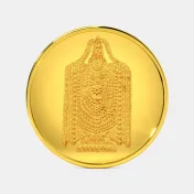 10 gram 24 KT Balaji Gold Coin - thumb 1