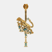 The Black Panther Drop Earrings - thumb 5