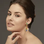 The Toucan Drop Earrings - thumb 3