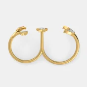 The Bailee Two Finger Ring - thumb 7