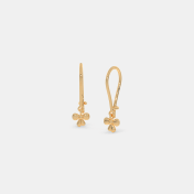 The Bowed Kids Hoop Earrings - thumb 1