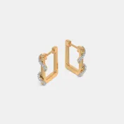 The Pocahontas Huggie Earrings - thumb 5