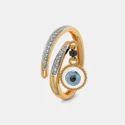 The Estere Evil Eye Mangalsutra Ring - thumb 1