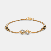 The Leesha Infinity Mangalsutra Bracelet - thumb 1