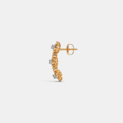 The Kindra J Hoop Earrings - thumb 5