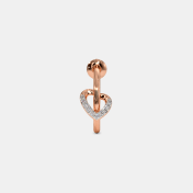 The Senna J Hoop Earrings - thumb 4