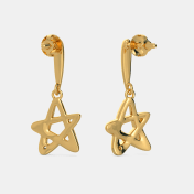 The 5 Point Star Drop Earrings - thumb 8