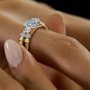 The Caricia Bridal Ring Set - thumb 4