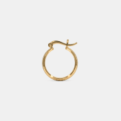 The Dimas Textured Hoop Earrings - thumb 5