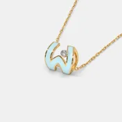 The Cutesy W Pendant - thumb 1
