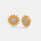 The Heavenly Sunflower Earrings - thumb 1