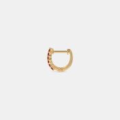 The Napua Multi Pierced Hoop Earrings - thumb 8