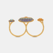 The Whirling Stardust Multi Finger Ring - thumb 6