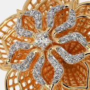 The Daffodil Lattice Ring - thumb 5