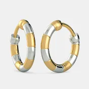The Wishes in a Circle Huggie Earrings For Kids - thumb 1
