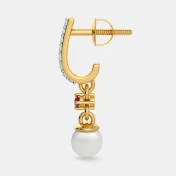 The Deema J Hoop Earrings - thumb 4