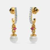 The Deema J Hoop Earrings - thumb 1