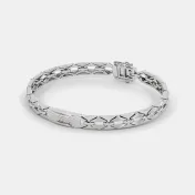The Orilla Platinum Mens Bracelet - thumb 4