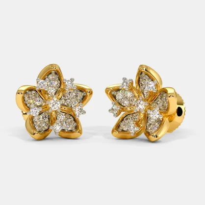 The Hanako Stud Earrings | BlueStone.com