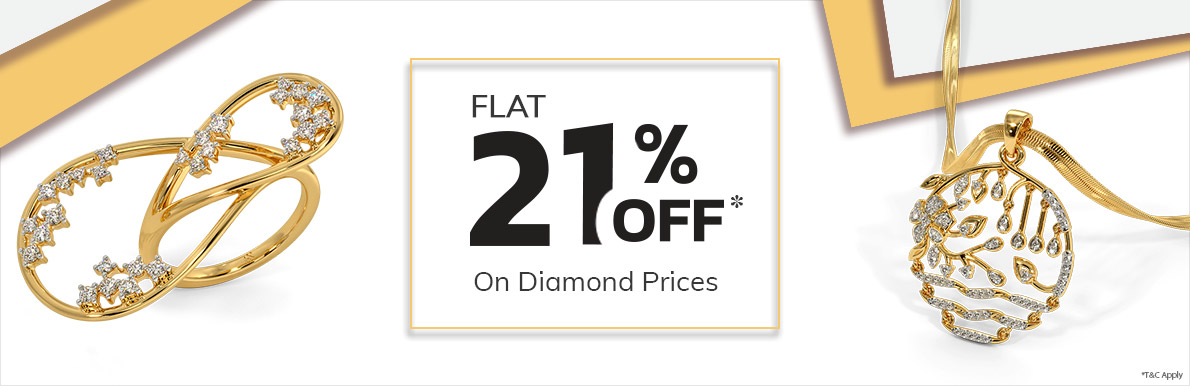Flat 21% Off on Diamond Prices